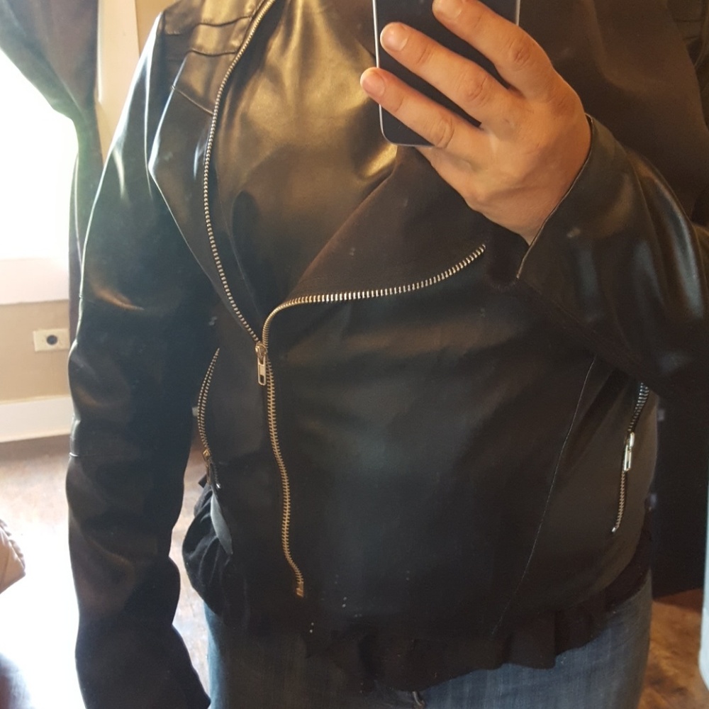 Vinal black thin jacket - Picture 6 of 7